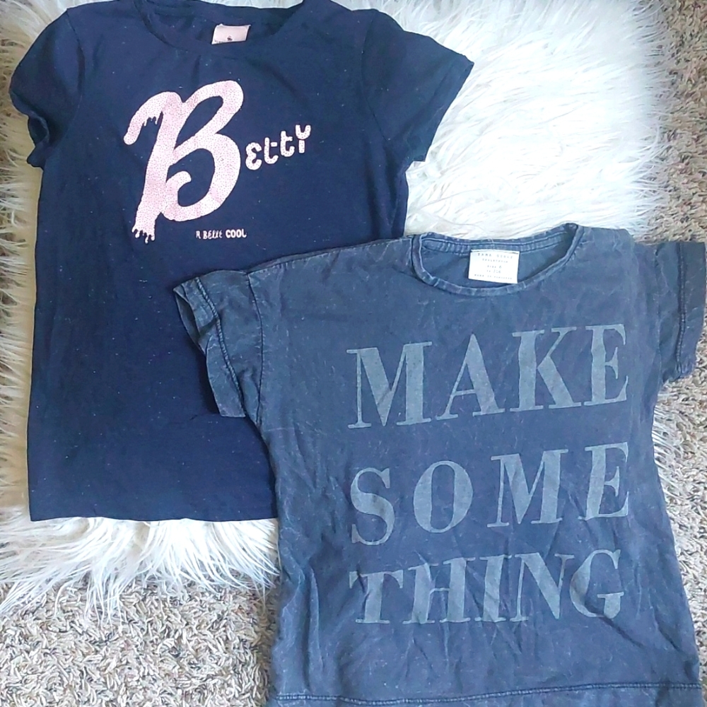 Zara and Scotch R'Belle tshirts size 6